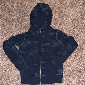 Lululemon blue camo hoodie